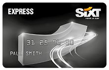 Cartão Sixt Express - mais vantagens no aluguel de carros