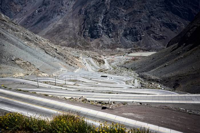 Los Caracoles, Argentina Chile